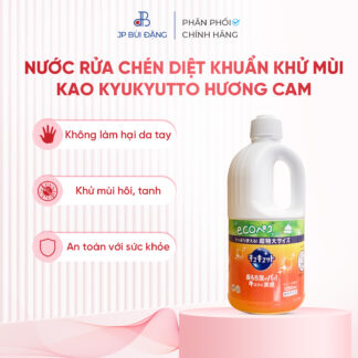Nước rửa bát Kao 1380ml hương Cam