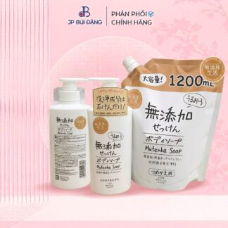 Sữa Tắm Muối Khoáng Thiên Nhiên Mutenka Soap - Làm Sạch Dịu Nhẹ, Giữ Ẩm Cho Mọi Làn Da