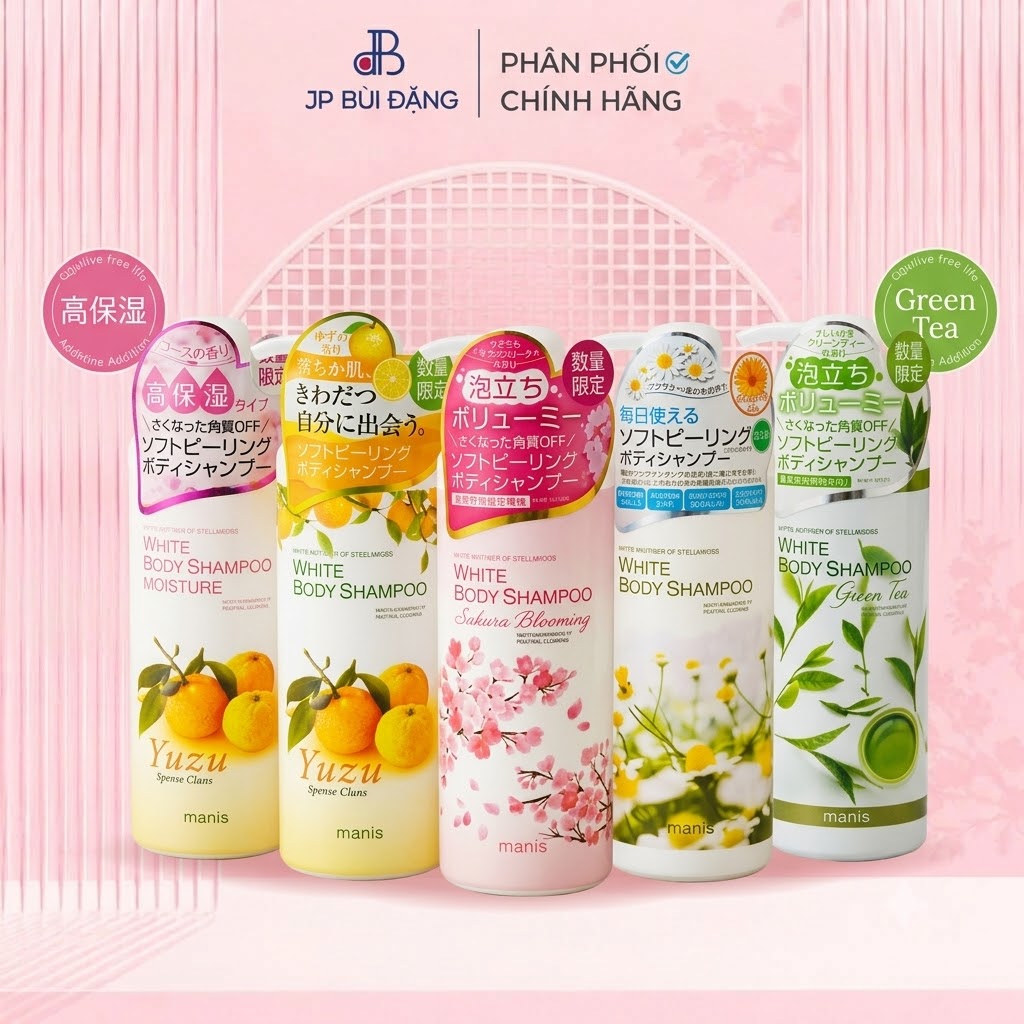 Sữa tắm trắng da Manis White Body Shampoo