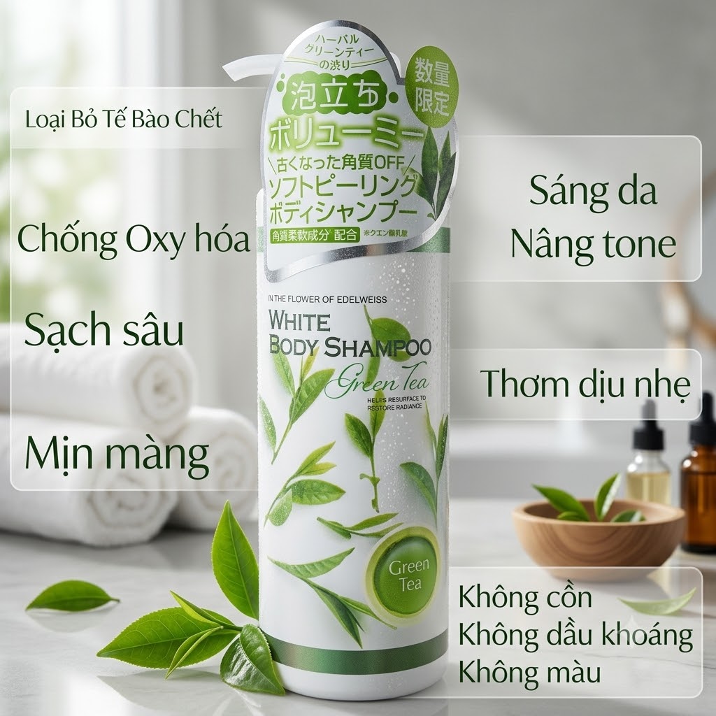 Sữa tắm trắng da Manis White Body Shampoo - Ảnh 3