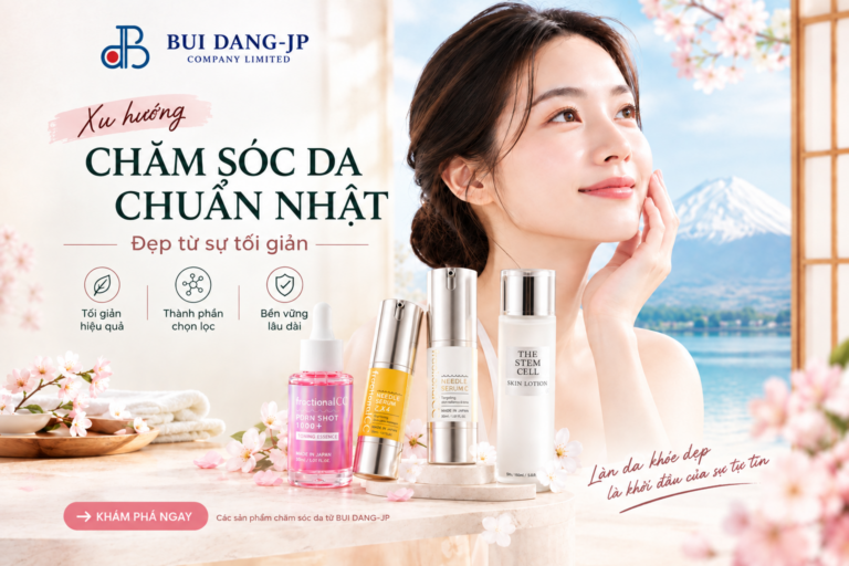 Xu hướng chăm sóc da chuẩn Nhật