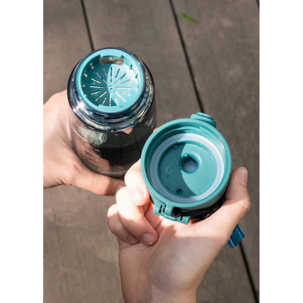 BÌNH NƯỚC TRITAN CÓ LỌC TRÀ KAIYO 680ml Nhật Bản - Ảnh 7